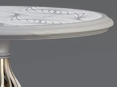 Twisted occasional table 3D model