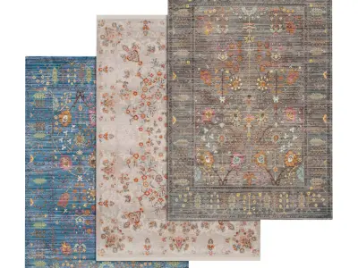 Rug Set 496 3D model