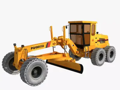 Motor Grader 3D model