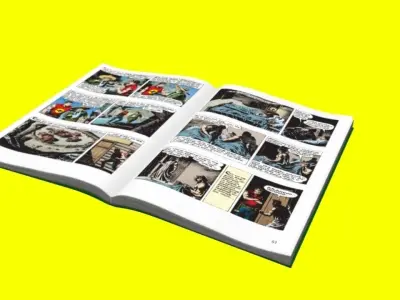 Book Rig for Maya ver 1 3D model