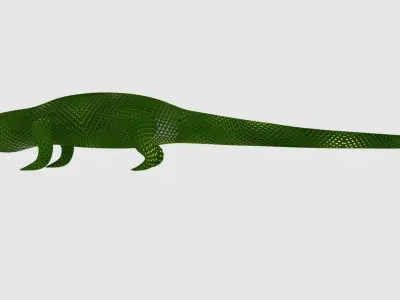 Alligator Low-poly 3D model