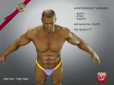 Sport Man B 3D model