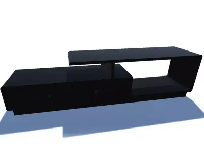 Curbstone under the TV 2 3D model
