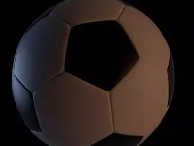 soccer ball 3D model 24