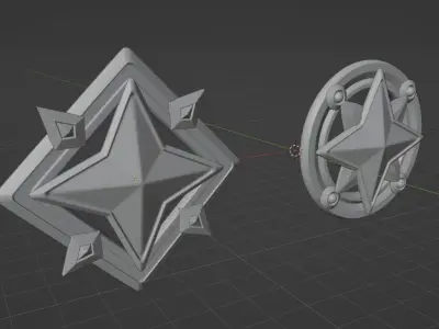 Genshin Impact Masterless Starglitter and Masterless Stardust Free 3D print model