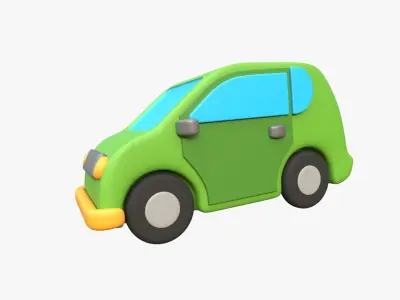 Electric Car 3D model