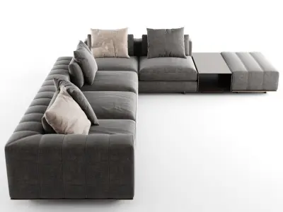 Modern FREEMAN sofa 04 3D model