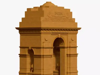 India Gate 3D model