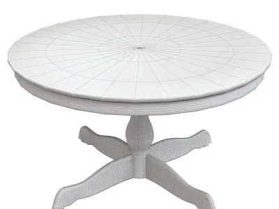 IKEA INGATORP  Extendable table Black 3D model