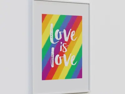 Love is Love Frame 3D model