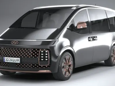 Hyundai Staria Premium 2022 3D model