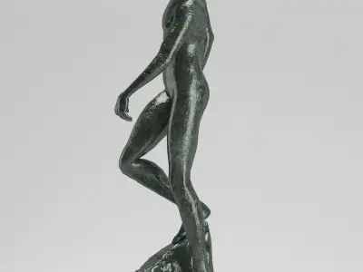 Auguste Rodin The Shade 3D model