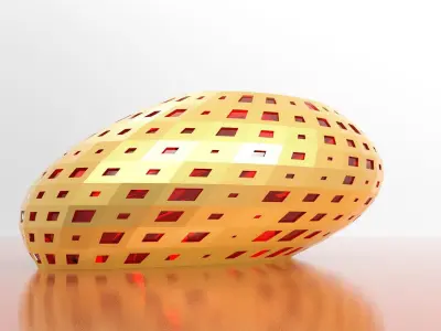 Parametric Facade Design Grasshopper Rhino Model Download 3D model