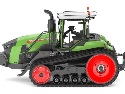Fendt 1100 Vario MT Tracked Tractor 3D model