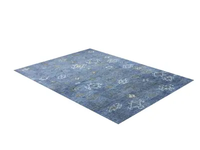 Selby Hand Knotted Rug Free 3D model