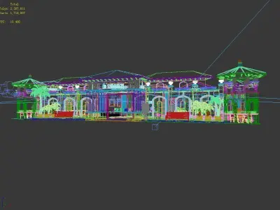 Exhibition - Area - 12X27-3DMAX2009-04 3D model