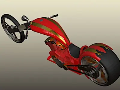 Nehmesis Chopper - High Poly 3D model