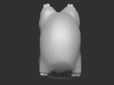 pig cute 3D print model