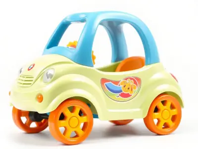 Cartoon Toy Car Model Pack  Vibrant Design for Various Uses Low-poly 3D model