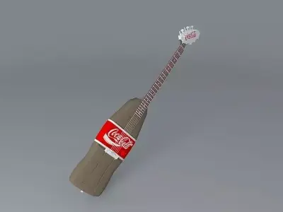 Coca Cola guitar Free 3D model