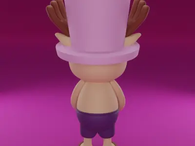 Tony Tony Chopper Valentine day 3D model for 3D print 3D print model