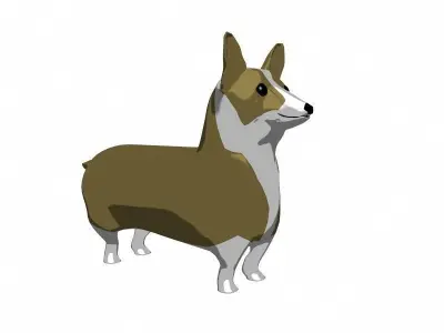 Welsh Corgi 3D model