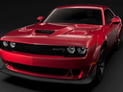 Dodge Challenger SRT Hellcat Widebody 2018 3D model