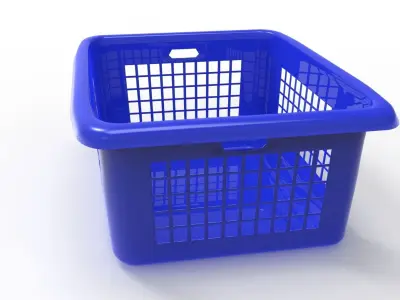 BASKET 01 Low-poly 3D model