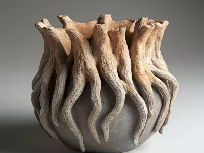 Roots vase - Rooted Elegance 3D print model