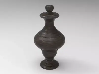 Nuft Vase Low-poly 3D model