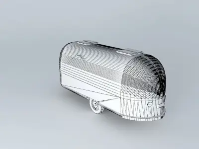 Airstream 50s Silver Streak Dummy Free 3D model