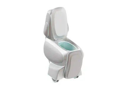 Cyber Bio Toilet Concept 3D model