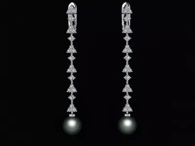 Earrings 14 3D print model