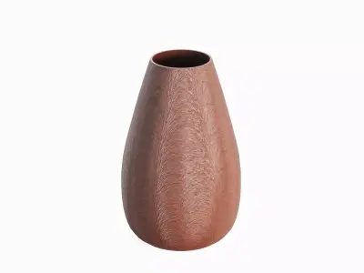 Porcelain Vase C 03 Low-poly 3D model