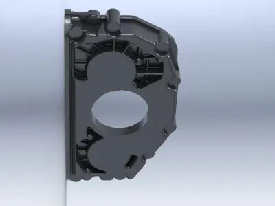 MERCEDES OIL PUMP BODY A 906 180 0801 3D REVERSE ENGINEERING 3D print model