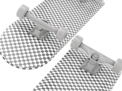 Skateboard 3D model 10