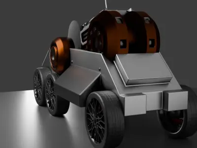 sci fi truck  3D model