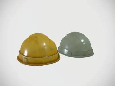Safety Helmet Hard Hat Low-poly 3D model