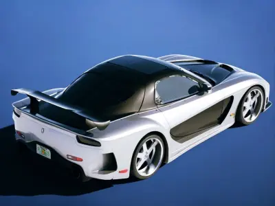 Mazda RX-7  Veilside Fortune 1997 Low-poly 3D model