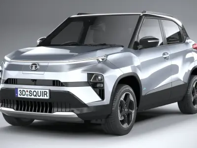 Tata Punch ev 2024 3D model