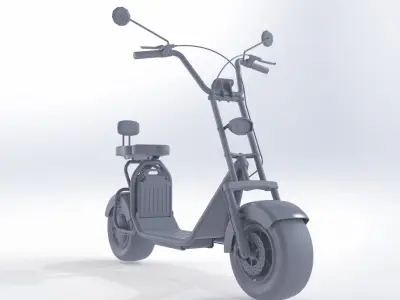 Urban Electric Scooter 3D model