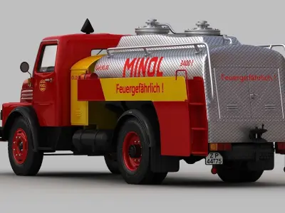 IFA S4000-1 Tank Truck MINOL 3D model