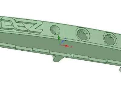 Ram 2500 Center Dash Control Panel Aftermarket 3D print model