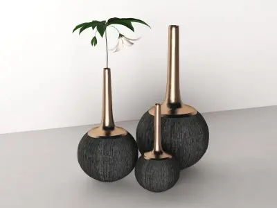 Turtleneck vase 3D model