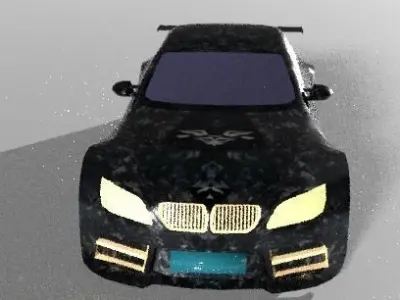 racingCar Low-poly 3D model