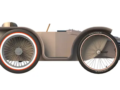 Soap Box Car Custom 3D model