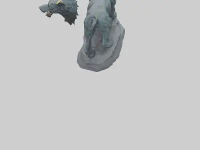 Cerberus statue model 3D model