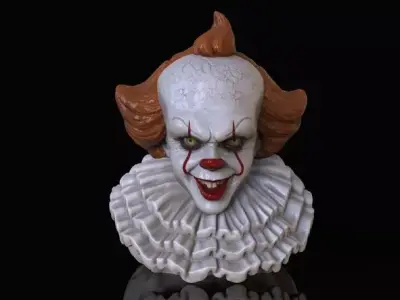 Stylized Horror Clown Monster Character Model for Games and VR 3D model