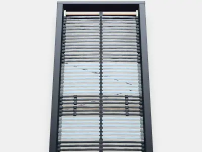 MALM Bed frame high 75 Low-poly 3D model