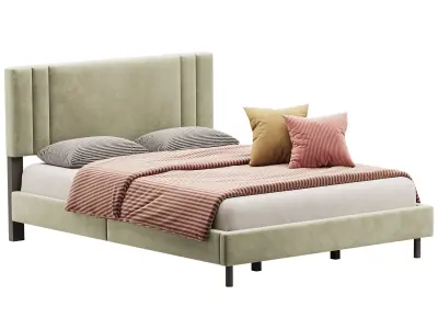 Queen Bed Frame 3D model